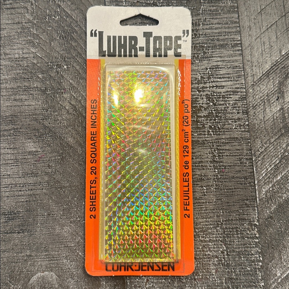 Jensen Holographic Luhr-Tape Sheets - Gold and Silver